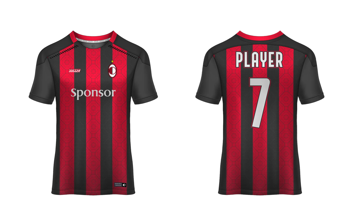 Custom Soccer Jersey — No Collar